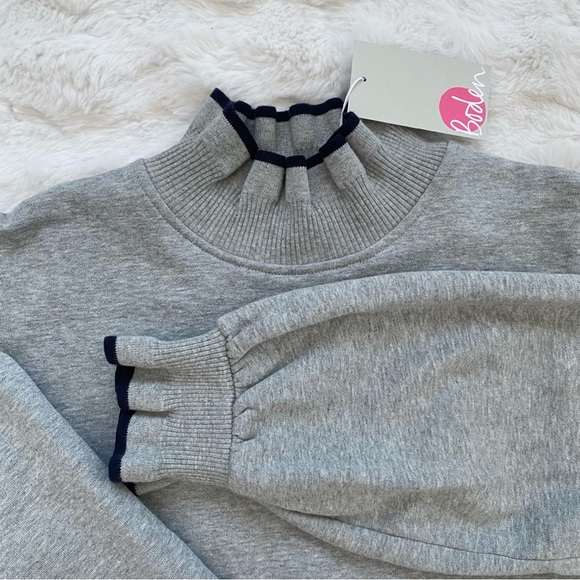 Gray Hockey Ruffle Sweatshirt main image 1